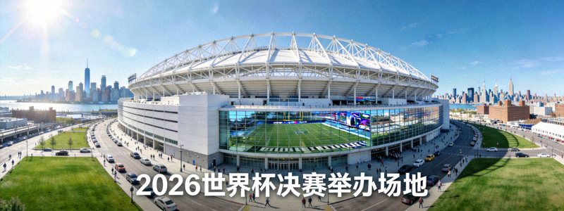美国纽约大都会人寿体育场外部全景 - 2026世界杯决赛举办场地